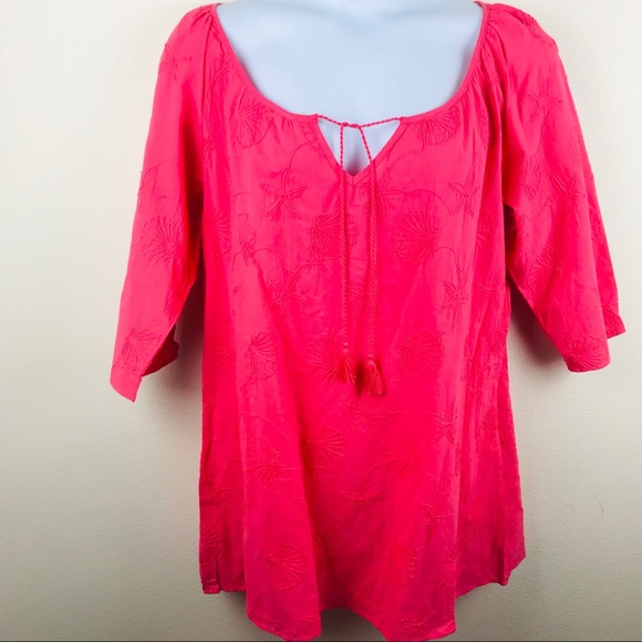 West Indies Other - West Indies NWT pink beach tunic cover up size XXL